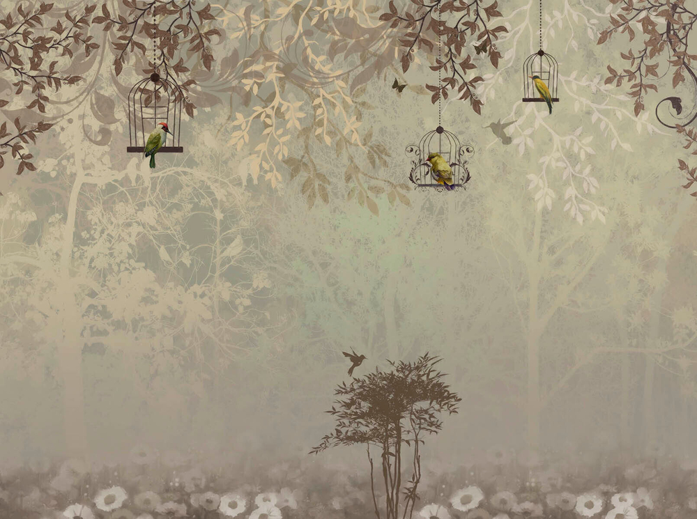 Дизайнерские обои Wall Street Arbre