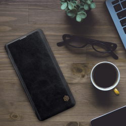 Кожаный чехол-книжка Nillkin Leather Qin для Samsung Galaxy S10 Plus