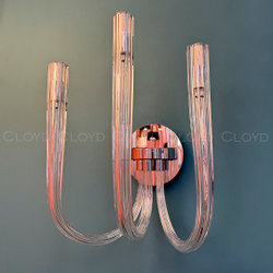 Бра Cloyd AEDA W3 / шир. 28 см - хром (арт.20466)