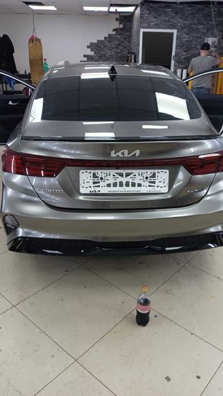 Пленка PET металлик серебро темное глянцевая Liquid Silver Carbins