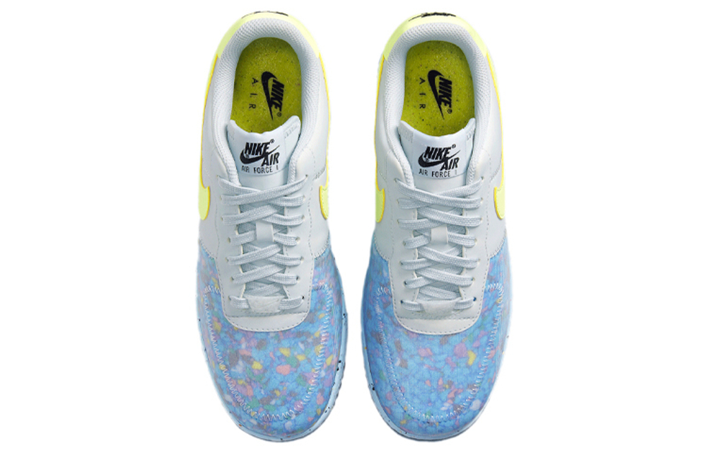 Кроссовки Nike Air Force 1 Crater "Platinum" Pu (Женская размерная сетка)