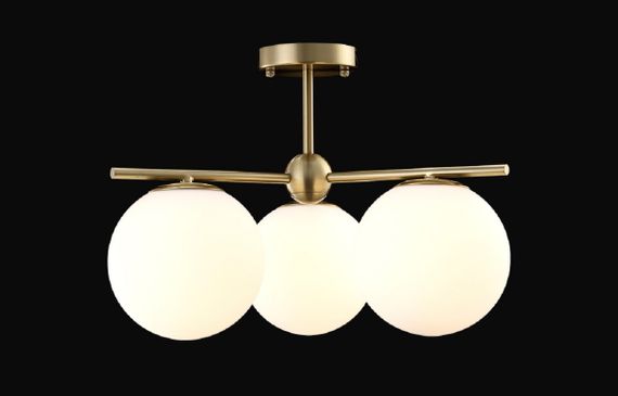 Подвесная люстра Crystal Lux FELIZ SP-PL3 BRONZE/WHITE