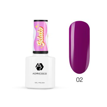 Гель-лак ADRICOCO Gelato 02 Сливовый мармелад (8 мл.)
