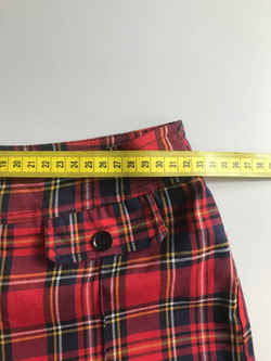 Брюки Bershka в яркую клетку, маркировка 36, визуально 42 размер