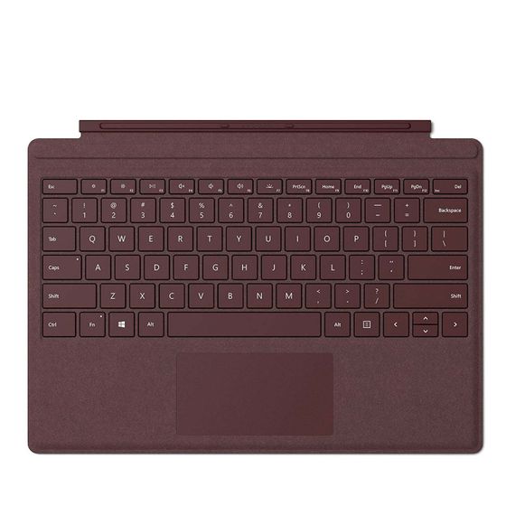 Microsoft Surface Pro Type Cover Burgundy Signature Alcantara rus/eng