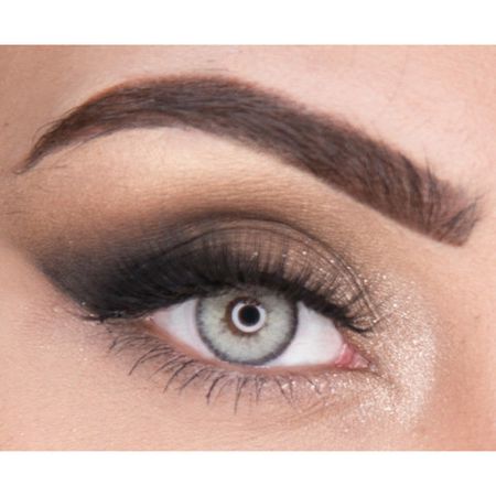 Cеро-зеленые линзы с окантовкой на 12 мес Rainbow vane / Раинбов