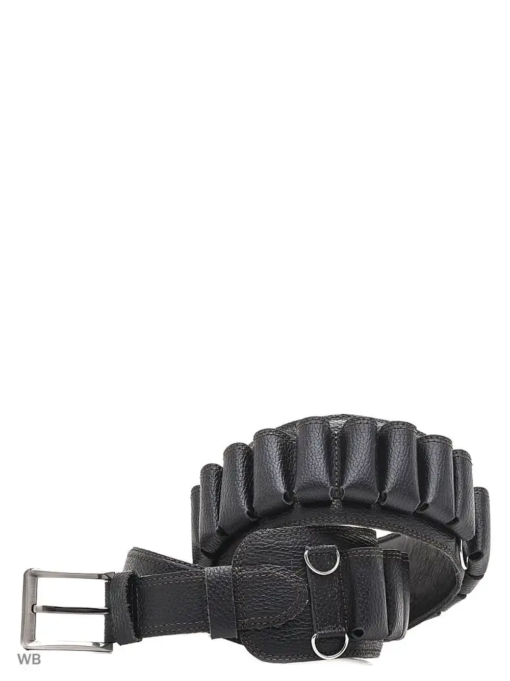 Патронташ охотничий 12 калибр, 24 патрона, натуральная кожа