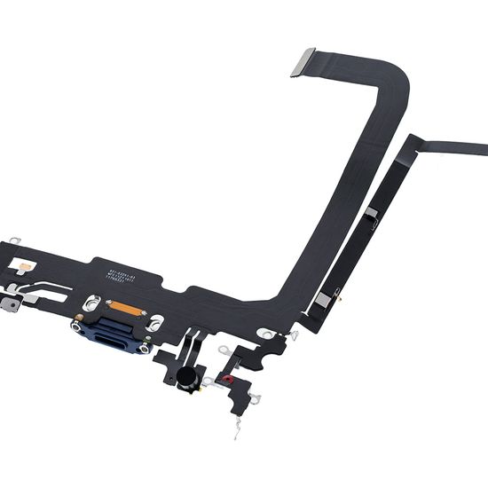 Нижний шлейф (разъем зарядки и синхронизации, микрофоны) iPhone 13 Pro Max (Sierra Blue) ORIG100