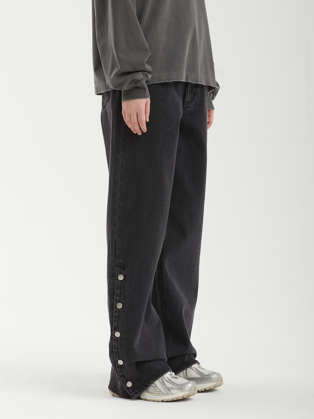 Женские Джинсы (Baggy Fit) Penelope Side Snap