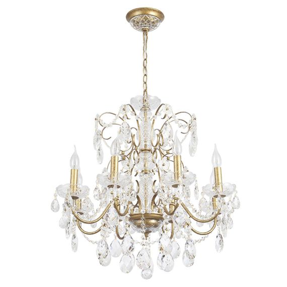 Подвесная люстра Crystal Lux Odelis SP8 Gold