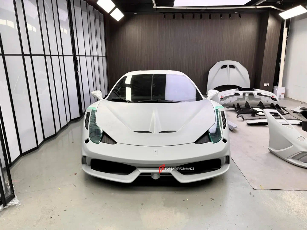 Карбоновый обвес переделка для Ferrari 458 Italia 2009-2015 в Speciale Феррари