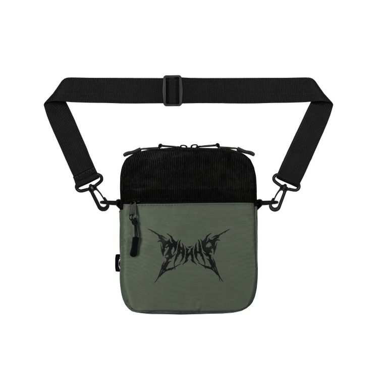 Сумка через плечо ТАЙНА LogoDL1 хаки-чер. / чер.