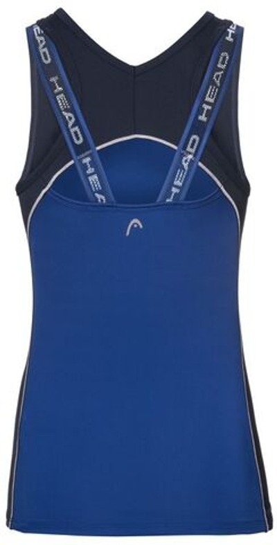 Женский топ теннисный Head Talia Tank Top W - royal blue/dark blue