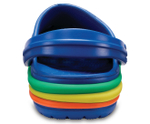 Детские Сабо Crocs Crocband Rainbow Band Blue Jean