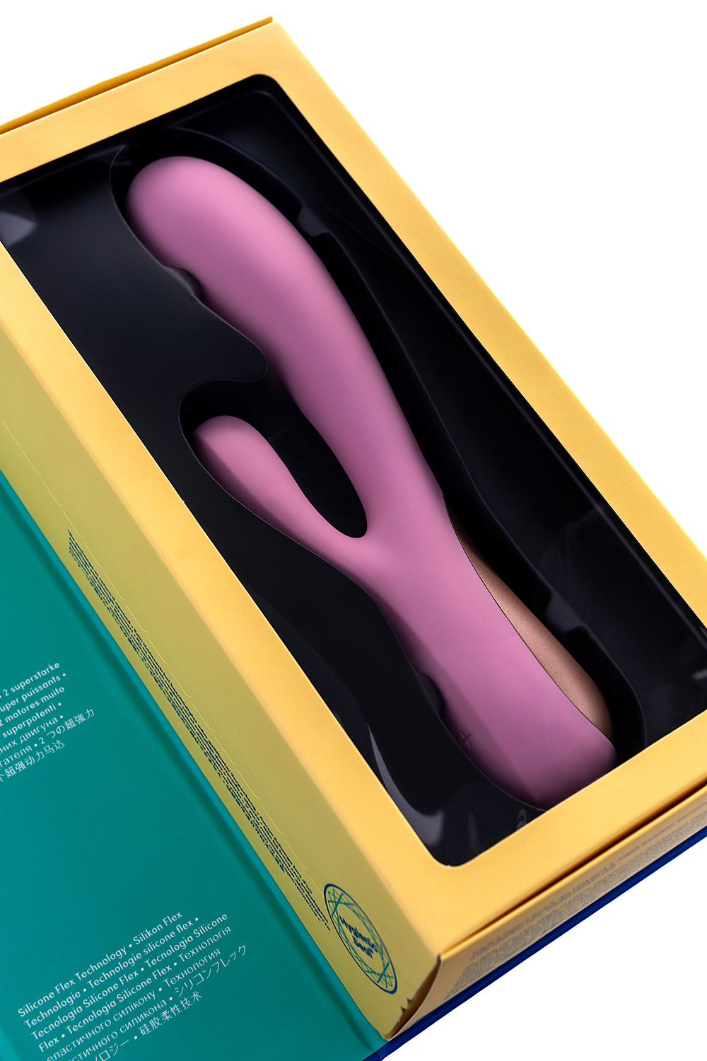 Вибромассажер Satisfyer Mono Flex с возможностью управления через приложение розовый 20 см