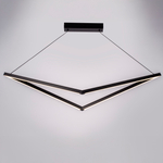 739297 Люстра PALLA 32W LED 1280LM ЧЕРНЫЙ 3000K