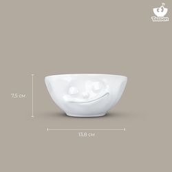 Чаша Happy, 350 мл, белая