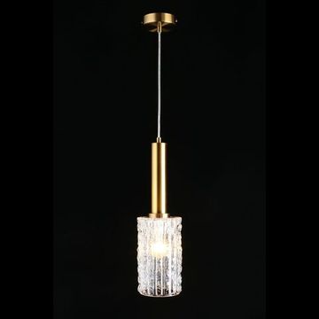 Подвесной светильник 1*E27 APL.310.06.01 латунь/прозрачный Henrite Aployt