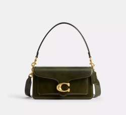 COACH СУМКА ЧЕРЕЗ ПЛЕЧО TABBY 26, ОЛИВКОВЫЙ
