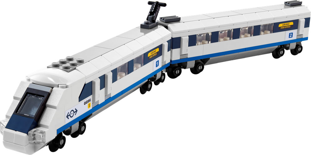 Конструктор Лего креатор 40518 Скоростной поезд | LEGO Creator High-Speed Train пассажирский поезд  284 детали 7+