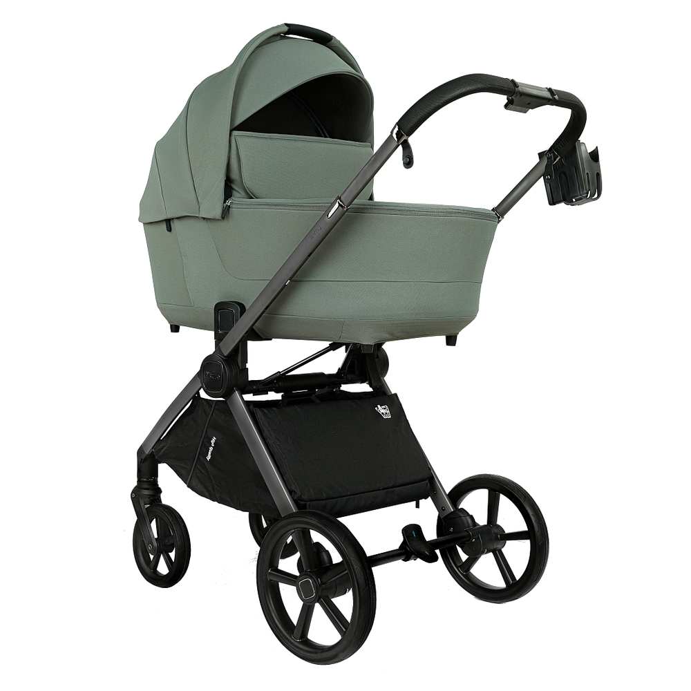 Коляска 2 в 1 Pituso Teffy Sage Green шасси Graphite