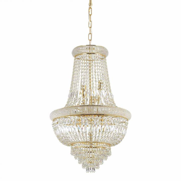 Подвесная люстра Ideal Lux Dubai SP10 Ottone 207216