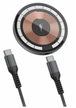 Беспроводное зарядное устройство WIWU M17 Magnetic 15W для смартфона/AirPods (Black)