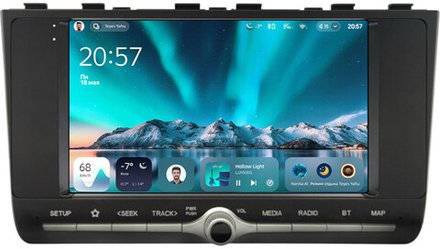 Магнитола для Hyundai Creta 2 2021-2022, Solaris HC 2024+ (поддержка штатной КЗВ, рамка с крутилкой) - Teyes CC4 монитор 9.2" 2K QLED на Android 14, Snapdragon 680, DSP, CarPlay, 4G SIM-слот