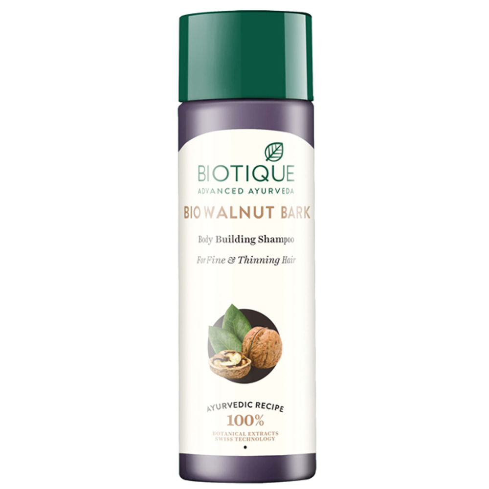 шампунь Биотик Био Грецкий Орех (Bio Walnut Bark Body Building Shampoo Biotique), 190 мл
