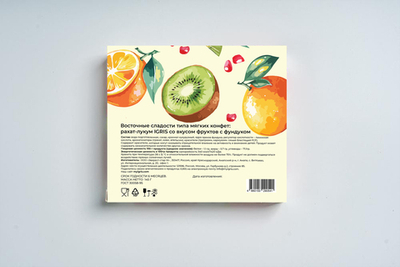 Рахат-лукум "Фруктово-ореховое ассорти" 145 грамм