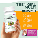 Maxi Health, Maxi Teen Supreme ™, для нее, 60 капсул