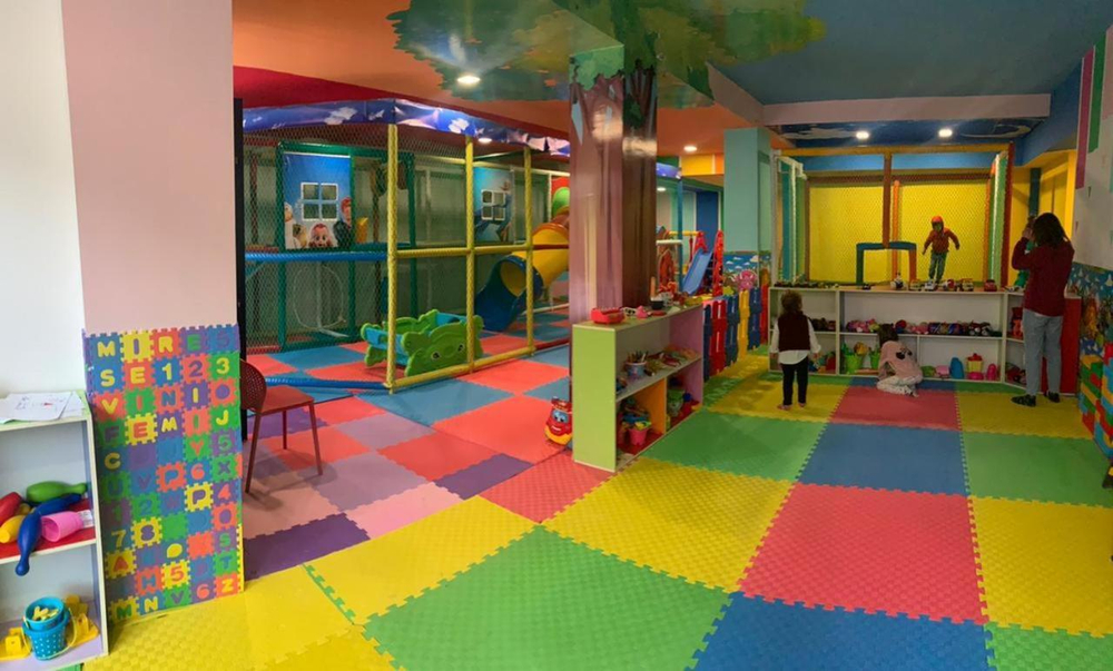 Будо-маты (татами) Экополимеры (1 плита 100х100х2,5см, 1кв.м./уп) "Зелено-желтый"