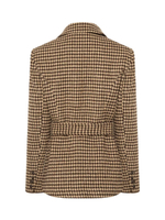 Жакет- пальто из шерсти, Бежевый