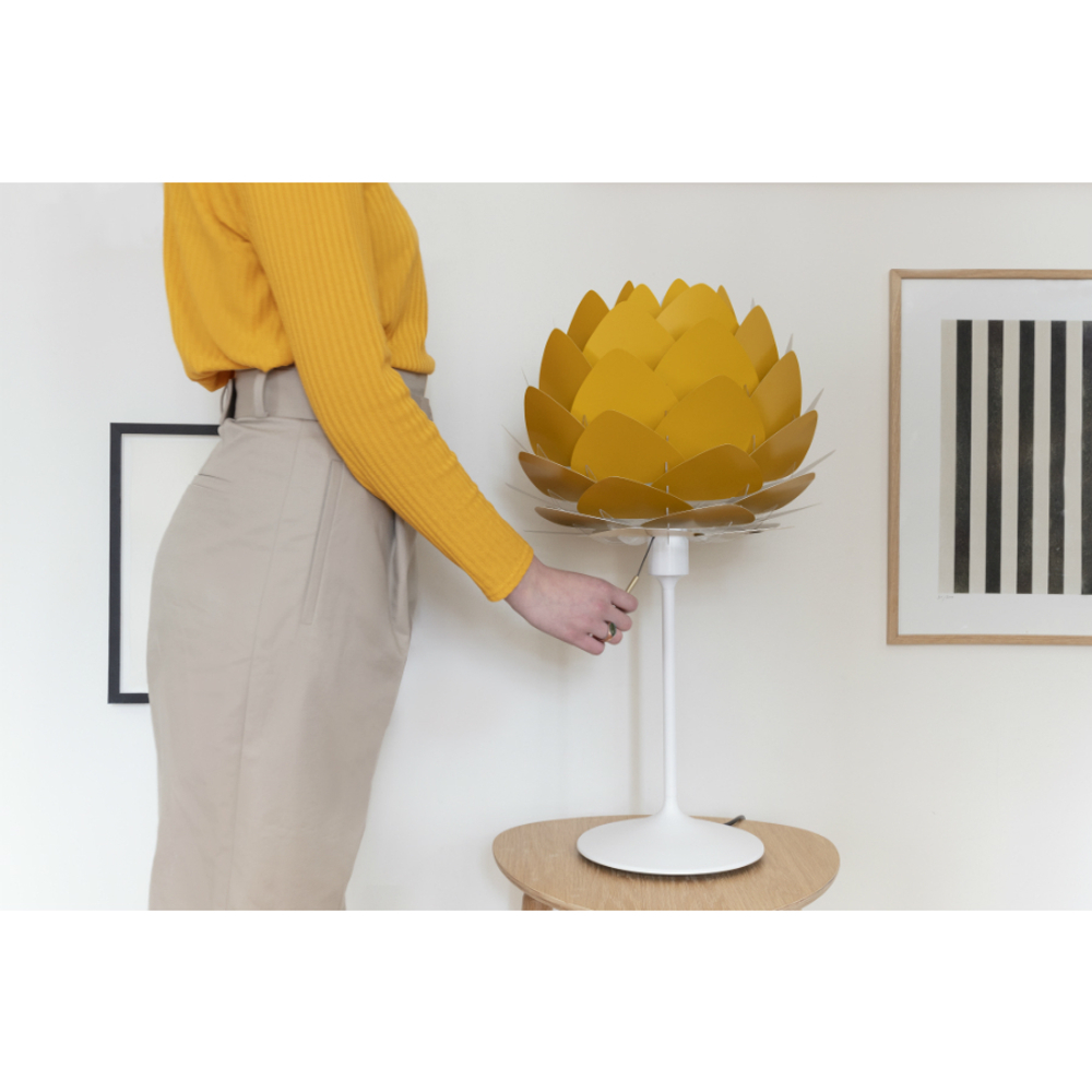 Плафон aluvia, желтый, d59, 48 см