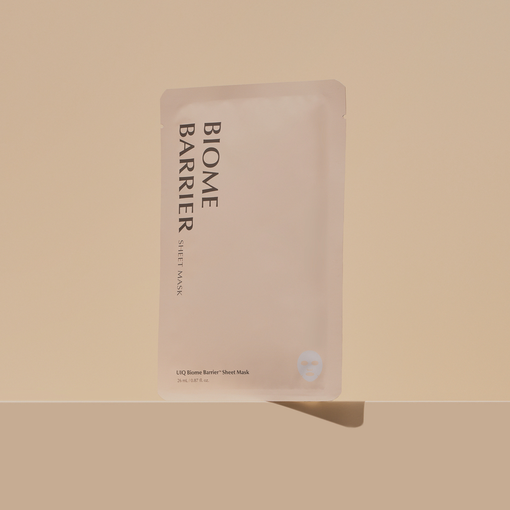 UIQ Biome Barrier Sheet Mask Увлажняющая маска с пробиотиками, 26 мл