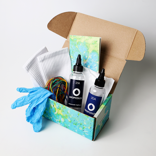 Набор тай-дай с носками 20А, 21А