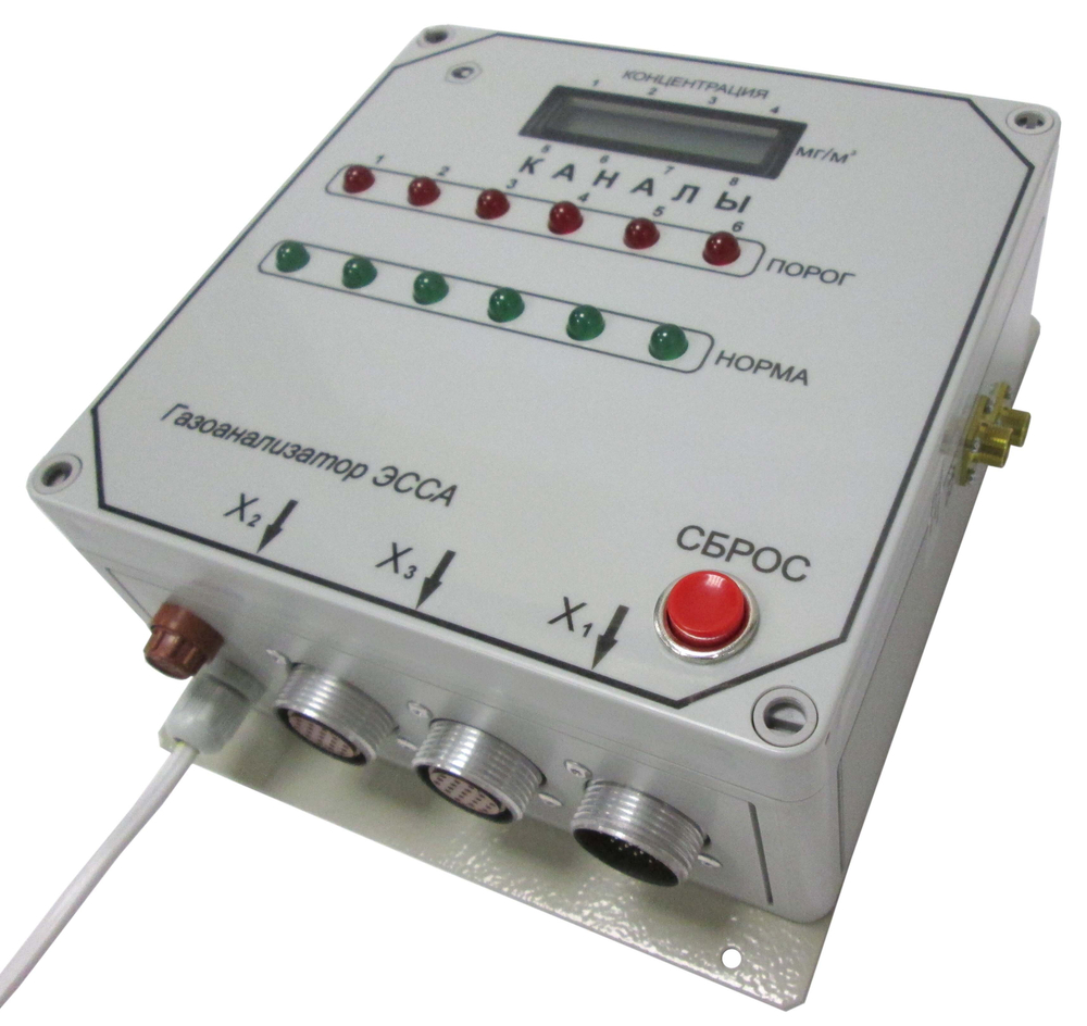 ЭССА-Cl2 (исп. БС) газоанализатор хлора многоканальный автоматический общепромышленный стационарный