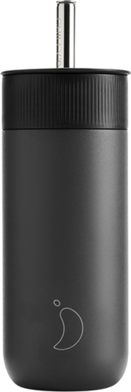 Термокружка chilly's bottles, series 2, нержавеющая сталь, чёрная · арт. fabr C500S2SWABLK