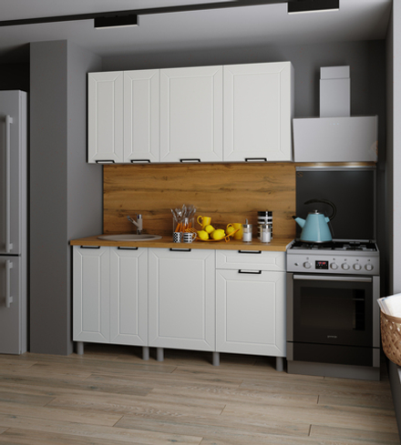 Кухня РИВЬЕРА готовое решение 1,6м