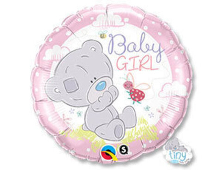 Шар фольгированный (46 см) круг Me To You Tiny Малышка розовый, 1шт.