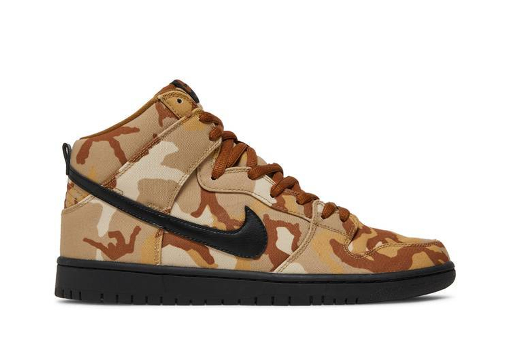 Nike dunk sb high camo 2025
