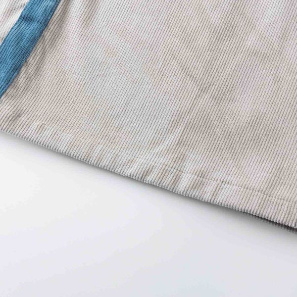 Сорочка Velvet Button мужская светло-серый / синий - фото 5