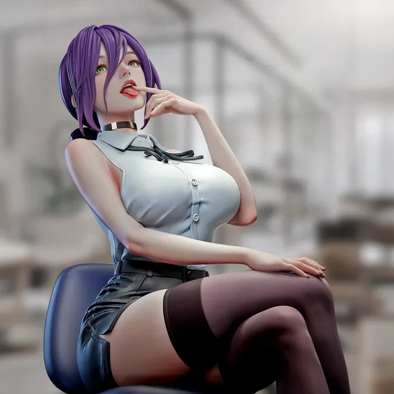 Reze office Lady - Chainsaw Man
