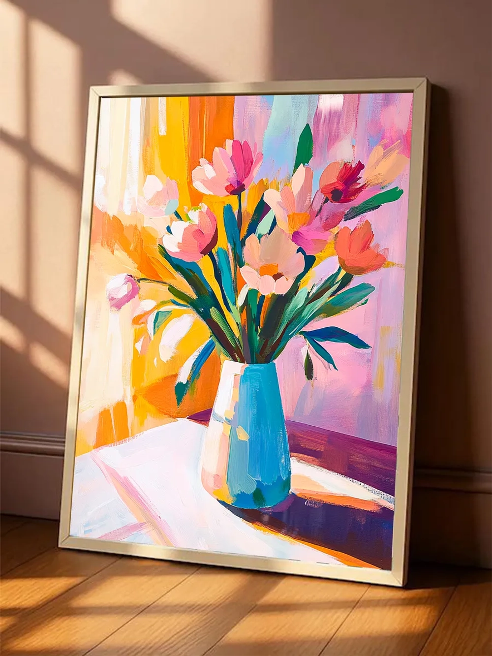 Постер весна 40х50 см интерьерный пасха декор