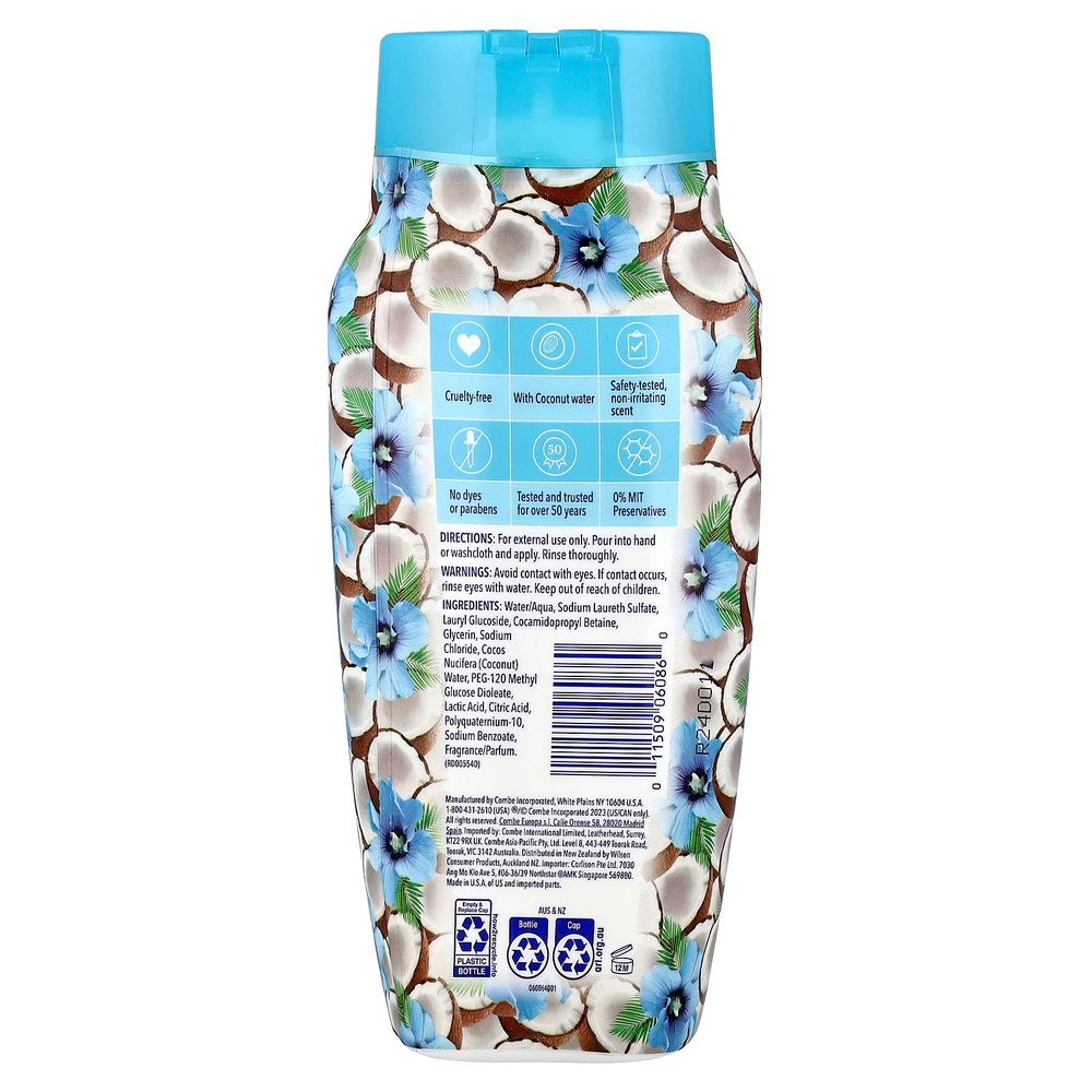 Vagisil, Scentsitive Scents®, средство для ежедневного умывания, кокос и гибискус, 354 мл (12 жидк. унций)