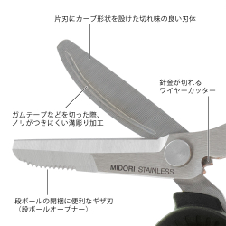 Ножницы Midori Mobile Multi-Scissors чёрные