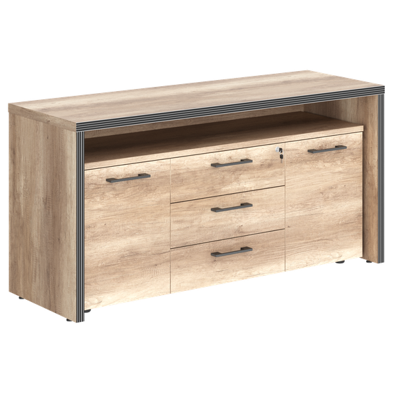 Тумба с фригобаром TTF-3D.1A  1640х550х800 TORR