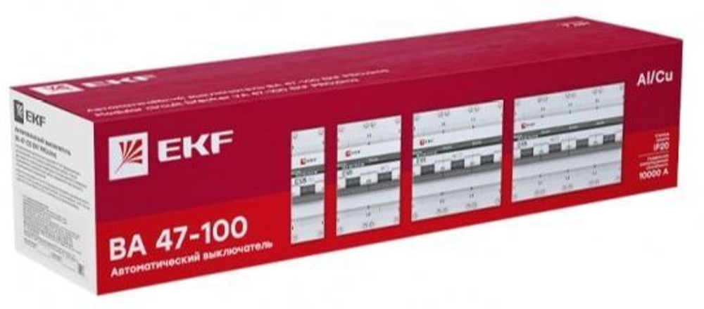 Автоматический выключатель  EKF mcb47100m-3-80D-pro