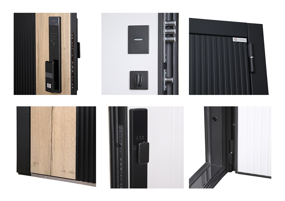 Стальная дверь «Конструктор» (биометрический замок Smart lock Y23)