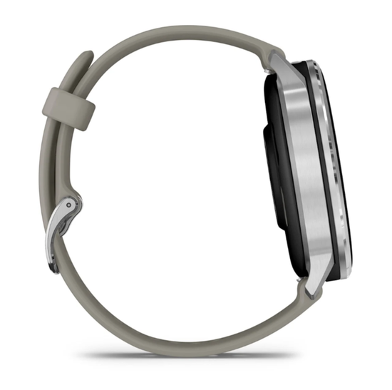 Умные часы Garmin Venu 4 - 45мм Silver with Silver Grey Silicone Band